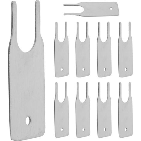 Lot de 10 Clés de Rechange pour Distributeur D’Essuie-Mains et Papier Toilette en Plastique Multifonctionnelles Compatibles Équipements Sanitaires Commerciaux Usage Salle de (1/5)