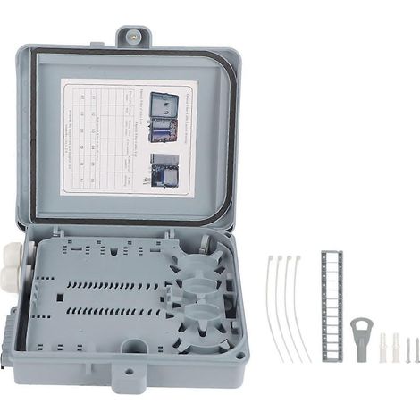 Glasfaser-Anschlusskasten 12-adrig FTTH Glasfaserverteilergehäuse IP65