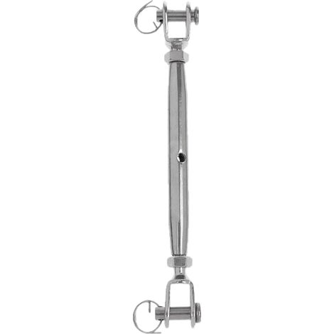 Vis de gréement de fourche de corde de fil de tendeur de tendeur de corps fermé d'acier inoxydable M8 (1/5)