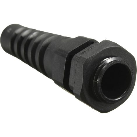 Presse-étoupe M12 en Nylon 66 pour câble de 3mm à 6.5mm, avec contre-écrous, IP68 ( Prix pour Paquet de 10 ) (1/4)