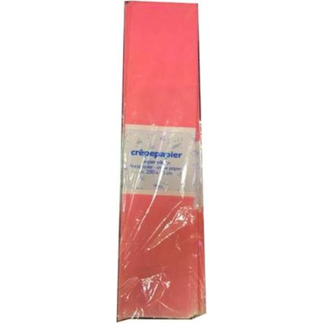 Cf.10 Carta Crespa 40Gr. Rosa Promo X1