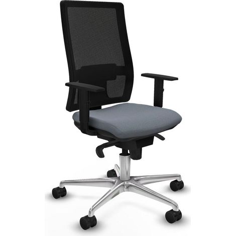 Piqueras y Crespo Horna Silla de oficina gris confortable (1/3)