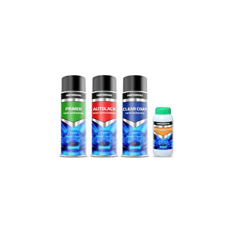 Großes Set aus Grundierung, Basislack und Klarlack 3xSPRAY dacia TED69 (1/5)