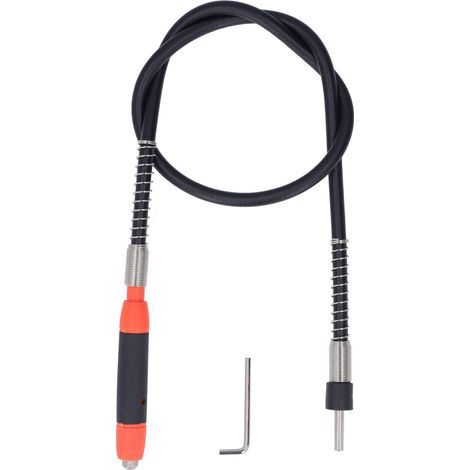 Flexible shaft adapter, drill extension, keyless chuck for Dremel grinder and rotary tool (1/5)