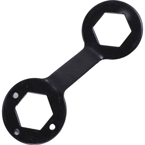 Clé à molette pour machine à laver, épaisseur 5 mm, acier allié au chrome-vanadium haute résistance, noire. (1/5)