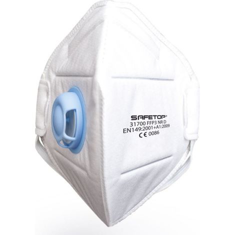 MASCARILLA SAFETOP CELULOSA FFP3 CON VALVULA