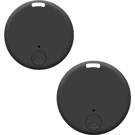 Traceur GPS pour chat (2 pièces) - Traceur intelligent anti-perte pour chien, localisation des chats et animaux de compagnie, noir (1/5)