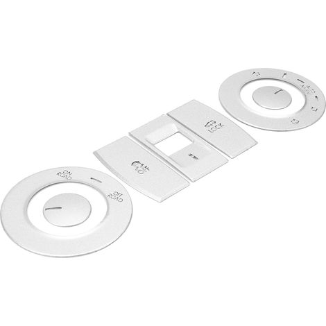7 pièces cache-bouton de réglage de suspension en alliage d'aluminium, décoration intérieure auto, argent (1/5)