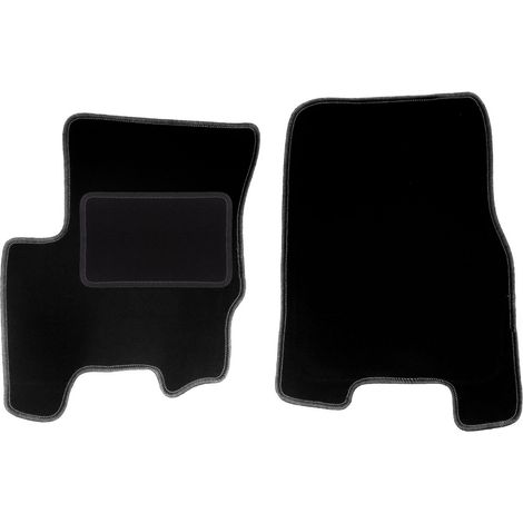 Alfombrillas delanteras para SsangYong Korando II (KJ) SUV (1998-2006) negras (1/5)