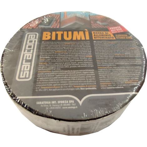 Saratoga NASTRO ALLUMINIO BITUMINATO BITUMI' 10M X 50MM.
