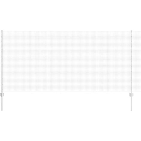Maison Exclusive - Schweißdrahtzaun mit Pfosten 10 x 1,2 m (B x H