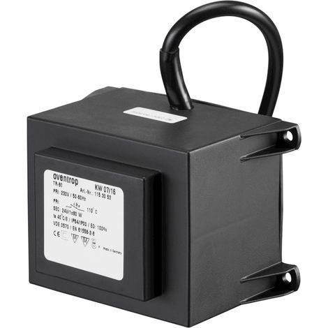 OVENTROP TR-80 Transformator zur Spannungsversorgung der DDC, Feldmodule, Relaismodule, Zirkulationsventile, Raummodule, Thermostate und Stellantriebe, Leistung 80 W, 1153053 (1/2)