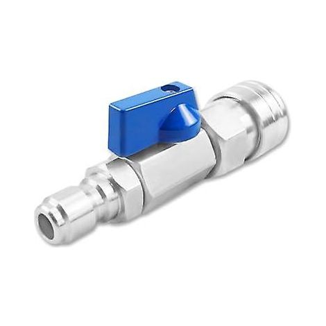 Kit de vanne à bille haute pression robuste pour nettoyeur haute pression avec raccord rapide 3/8 NPT pour le contrôle du débit d'eau (1/3)