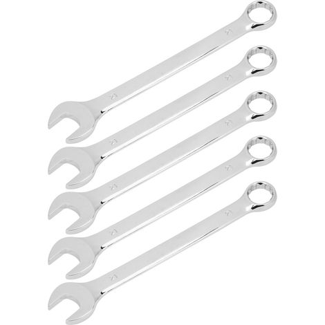 5-teiliges Ratschenschlüssel-Set, offener Ringschlüssel, Mehrzweck-Handwerkzeug aus Chrom-Vanadium-Stahl, 21 mm (1/5)