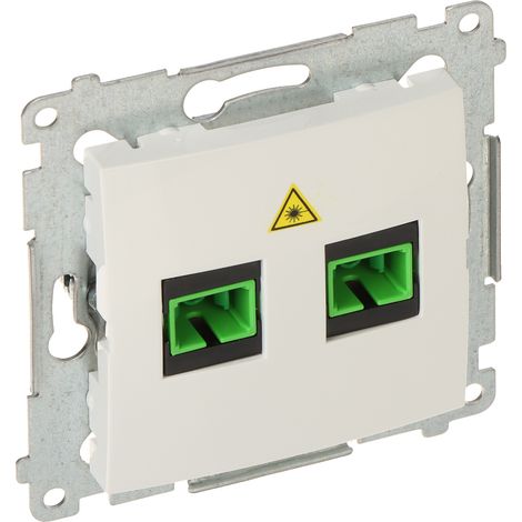 Conector doble de fibra óptica DGS2.01/11-SIMON54 SC-APC