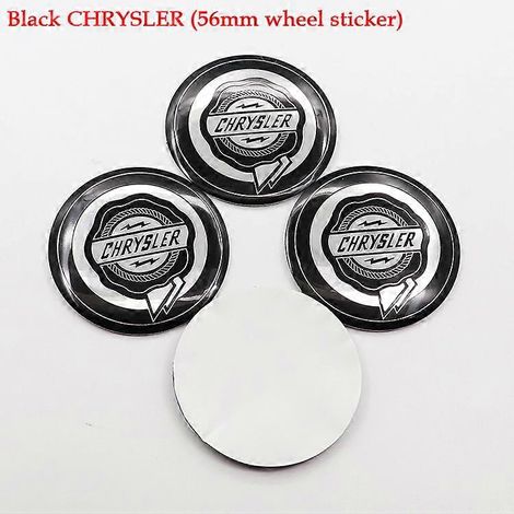 4 autocollants décoratifs pour jantes de voiture Chrysler (56 mm), accessoires