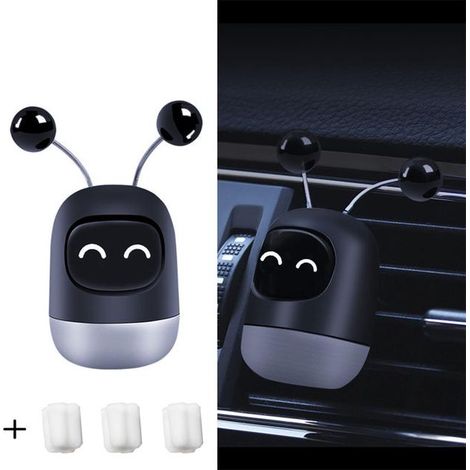Désodorisant pour voiture Auto Creative Mini Robot Clip de ventilation Parfum Aroma Sortie de ventilation Aromathérapie Intérieur automobile (1/5)