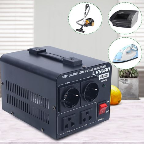 Convertisseur de tension 1000 W, transformateur de 110 V à 230 V ou de 230 V à 110 V (1/5)