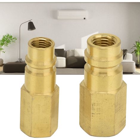 R134A Klimaanlagenadapter (2 Stück) - 1/4 SAE Hochdruck-Konverterkupplung (1/5)