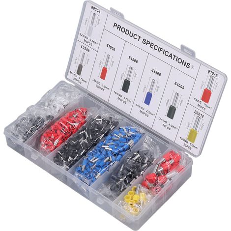 Kit de sertissage multifonctionnel de 1200 cosses à sertir à froid en tube de cuivre (1/5)