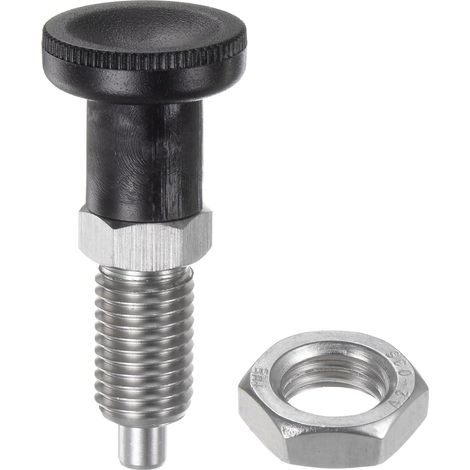 Poussoir à Bille à Ressort à Embout Sphérique à Emboîtement M12 en Acier Inoxydable, Poussoir à Index Rétractable Sans Verrouillage Équipement Industriel Et Goupille Positionnement (1/5)
