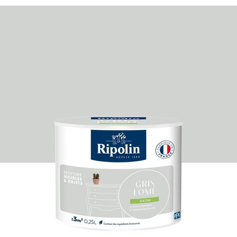 Möbel- und Objektfarbe, RIPOLIN, Lome-Grau 0,25 l RIPOLIN (1/5)