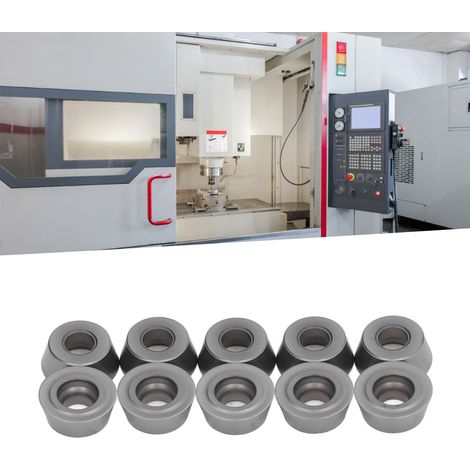 10 Hartmetall-Wendeschneidplatten für CNC-Fräsen und -Drehen RDMT1204MOTN (1/5)