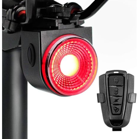 Intelligentes Fahrradrücklicht – Automatisches Ein-/Ausschalten – Ultrahelles Bremslicht – Hohe Leuchtkraft – Blinkmodus bei Tageslicht – USB-aufladbar (1/4)