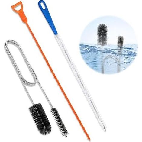 3-teiliges Abflussreinigungs-Set: Abflussspirale, Abflussreinigungswerkzeug, Kanalreinigungswerkzeug (1/5)