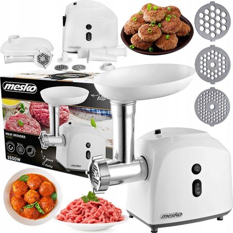Mesko MS 4805 Fleischwolf weiß 600 W (1/5)