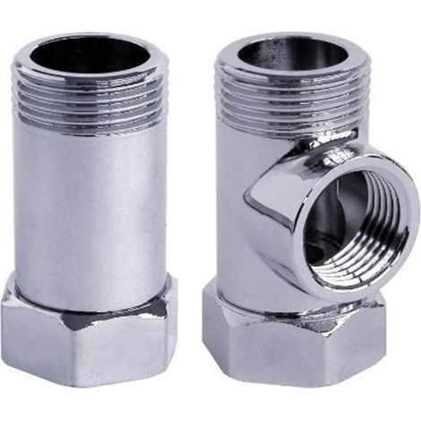 Paire d'entretoises avec écrou tournant 3/4"×1/2"  Tecom