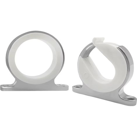 Stainless steel 316 fishing rod holder and socket with fastening loop for sea fishing, yachts and boats – Stainless steel 316 fishing rod holder and socket