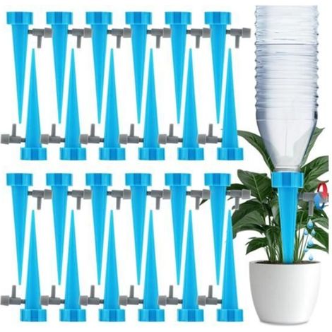 Drip Irrigation Kit, 24-Piece Automatic Watering Cones with Valves for Indoor Use