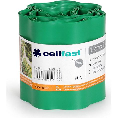 Cellfast Rasenkanten aus Grün 20 x 9 m