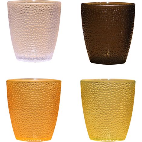 Gobelet - Incassable - En Plastique - Empilable - Pour Jus Boissons Cocktails - Lot De 4 (1/5)