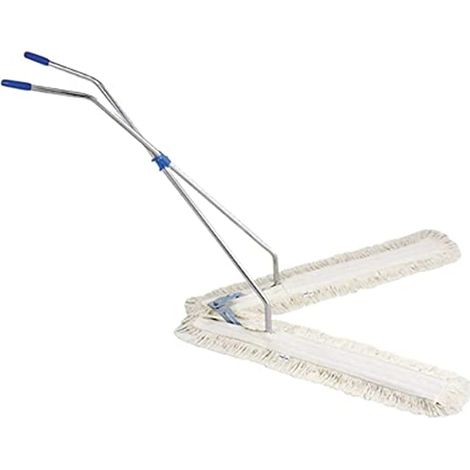 Le Plus De L'Entretien – Balai ciseaux 2 x 100 cm – Franges 100% coton pour nettoyage efficace – Qualité supérieure pour performance optimale