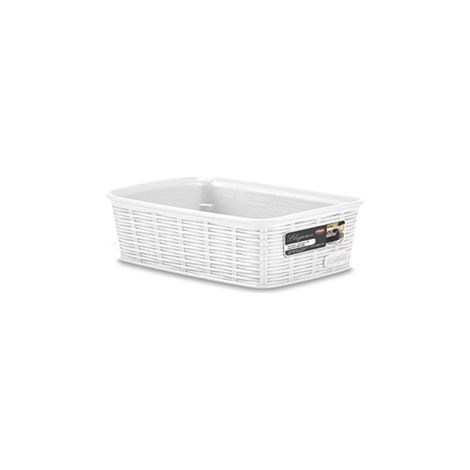 Cestino Elegance Bianco 20X14 H 6 Stefanpl (1/2)