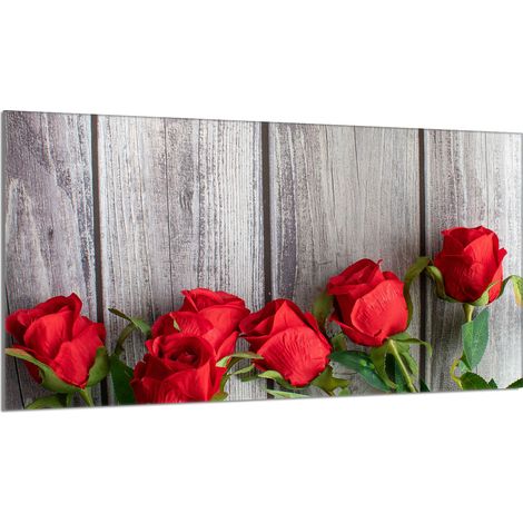 Protezione per piano cottura in vetro 90x52 Roses (1/5)