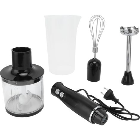 Mixeur électrique 500W 4 en 1 avec hachoir à viande, batteur à œufs et presse-agrumes - Prise EU 220‑240V (1/5)