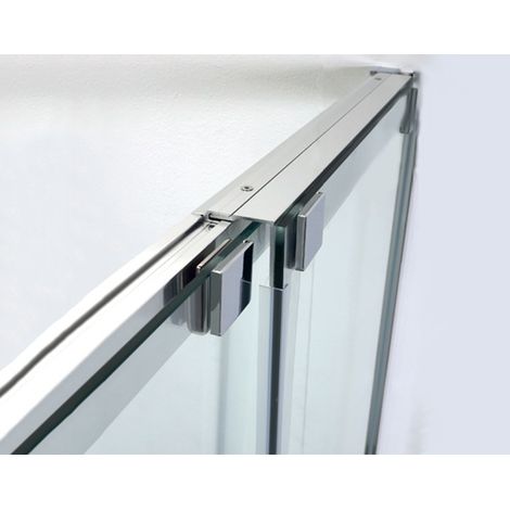Porta doccia 8PSC15 in cristallo 8 mm trasparente cm. 180 con (1/2)