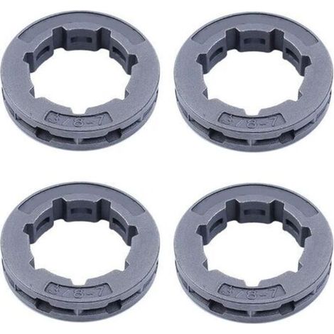 3/8" 7T Pignon de Jante 22mm pour Husqvarna 362 365 371 372 STIHL 046 064 066 MS361 MS362 MS440 MS441 MS460 MS660 Tronçonneuse（4 pièces）