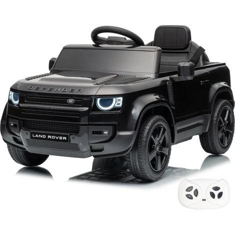 Land Rover Defender 90 Coche Eléctrico para Niños 12V 1 a 5 años - Vehículo a Batería con Mando a Distancia, Ruedas de EVA & Cinturón de Seguridad de 3 puntos - Vehículo para Niños con Reproductor de (1/5)