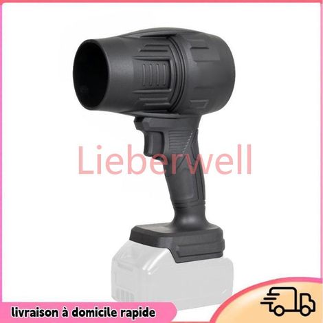 Dilwe ventilateur d'air Ventilateur à jet portatif 500g, ventilateur violent à poussée élevée, moteur de outillage materiel Noir (1/5)
