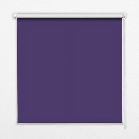 Innenrollo Fensterrollo - Rollo ohne Bohren - Sichtschutzrollo - Lichtdurchlässiges Rollo - Rechteckiges - Rollo - (90 cm x 140 cm) - Lila