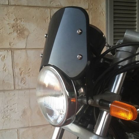 deflettori antivento universali per parabrezza di fari da moto da 5-7 pollici