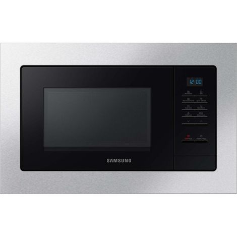 Samsung – Micro-ondes encastrable 20L 850W MG20A7013CT – 6 niveaux de puissance – Acier inoxydable – Fonction grill 1100W
