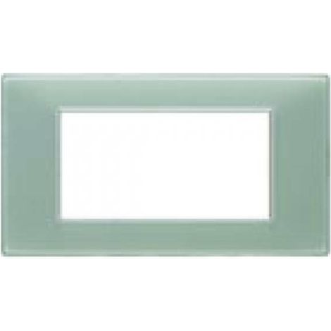 Vimar Plana Abdeckrahmen 4 Module Farbe Minze 14654.44