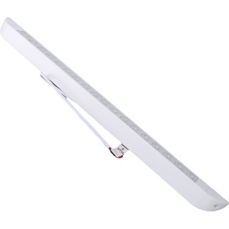 20 pouces RV LED auvent porche lumière 6000K Angle de refroidissement faisceau d'inondation luminaire utilitaire pour camion remorque Camping voiture blanc avec interrupteur (1/5)