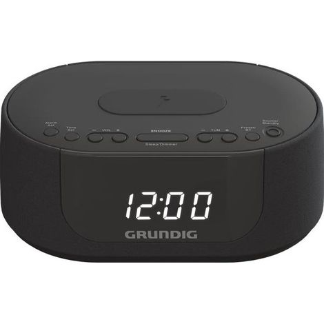 Grundig scc 400 black / radio-réveil numérique (1/2)
