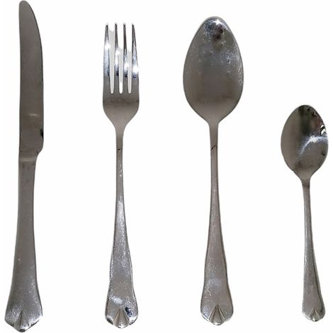 Servizio completo di posate per tavola 12 persone set da72 in acciaio inox18/10 forchetta cucchiaio coltello (1/5)